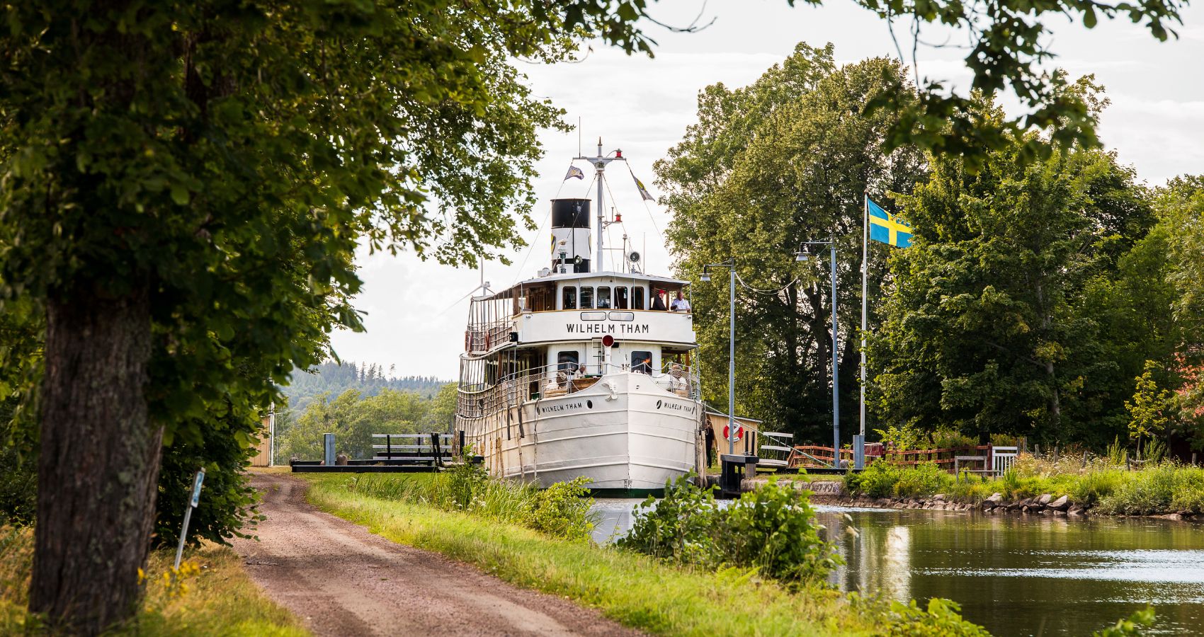 Kryssning längs Göta kanal blir alltmer populärt