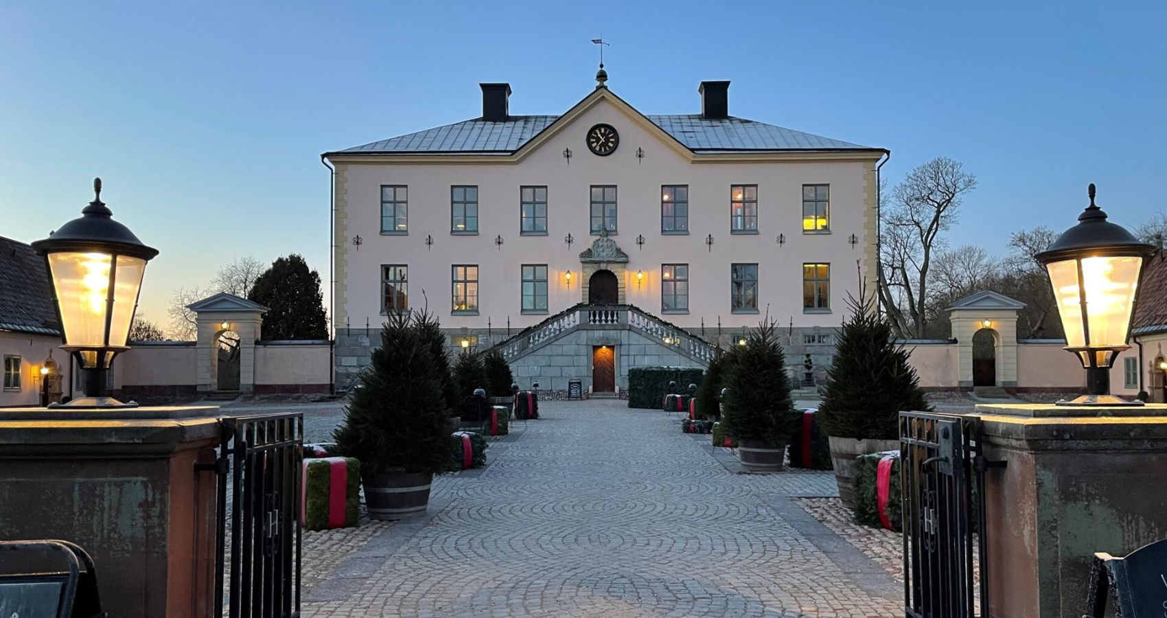 Julmarknad på Hesselby Slott med julmusik