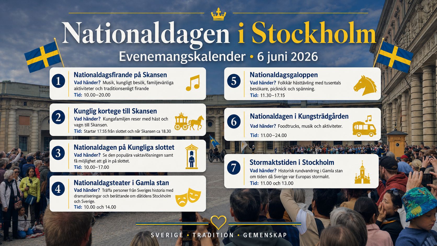 Nationaldagen Stockholm 2026