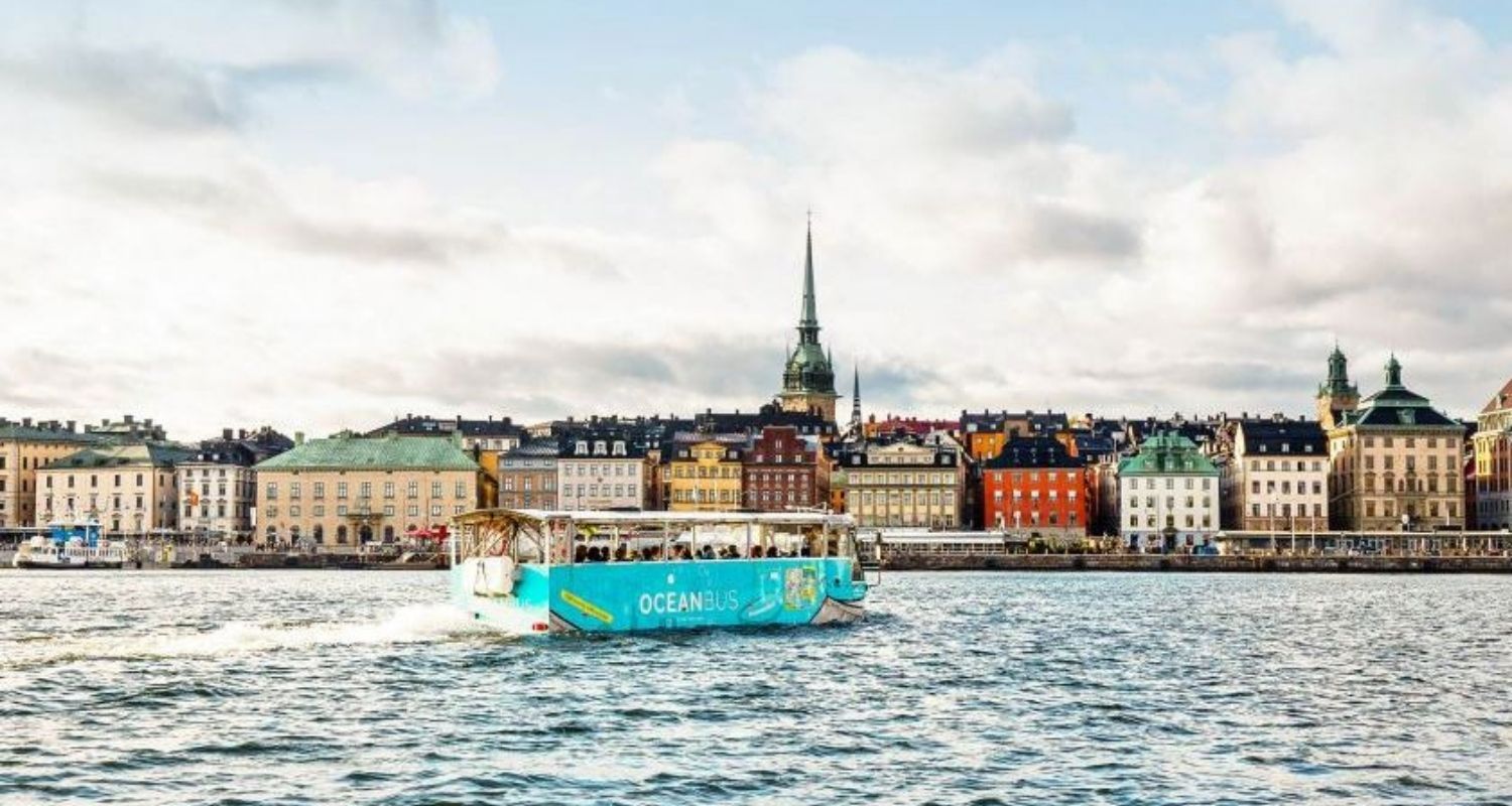 Vi testar att åka amfibiebuss i Stockholm