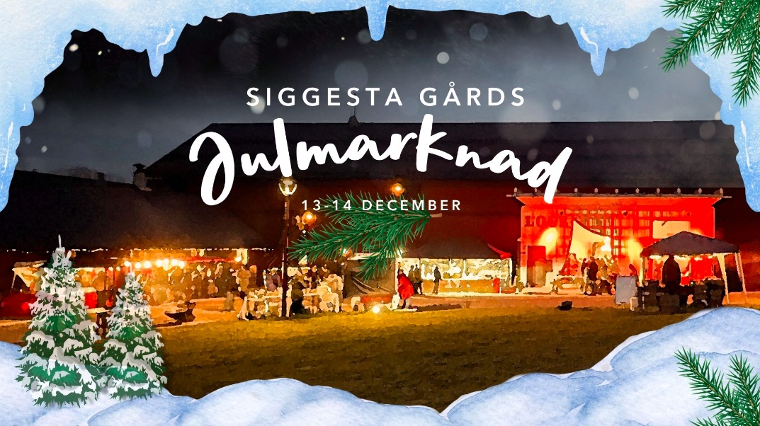 Julmarknad på Siggesta Gård