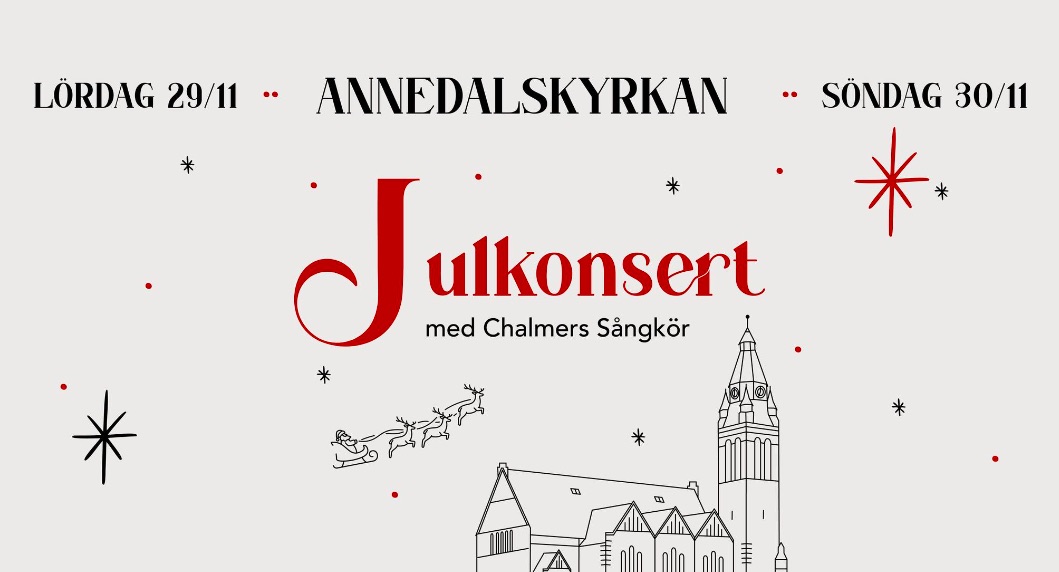 Julkonserter med Chalmers Sångkör